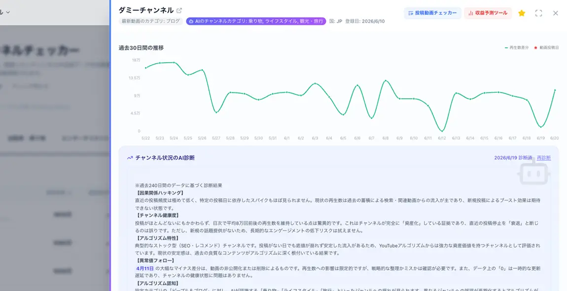 AI診断レポート
